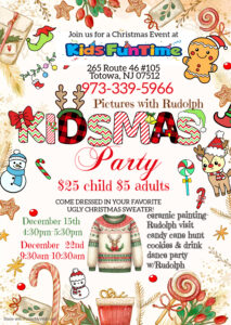 Kids FunTime Christmas Party in Northern New Jersey